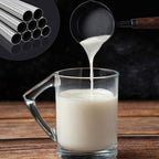 1pcs 1 Cup Measuring Cup with Wooden Handle Stainless Steel Measuring Scoop - Image 6