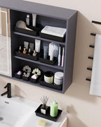 BiuLeon 25 PCS Plastic Drawer Organizers Set, 4-Sizes Vanity and Makeup - Image 6