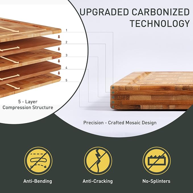 XXX Large Bamboo Cutting Board - Image 4