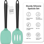 Coukre 2 Pack Silicone Spatula Set, High Heat Resistant, BPA Free Kitchen - Image 3