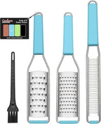 Cambom Cheese Grater Citrus Zester Lemon Zester Pack of 3-304 Stainless Steel by Cambom