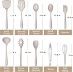 E-far 10 Pieces Silicone Cooking Utensils Set, Heat Resistant Kitchen Utensil - Image 2