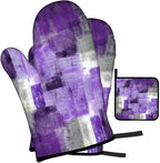 LOKMU Oven Mitts and Pot Holders Set of 3, Kitchen Decor Gifts - Image 2