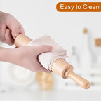 AISOSO Rolling Pins for Baking, 15.75 Inches Wooden Rolling Pin - Image 7