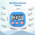 4 Pack Digital Kitchen Timer Magnetic Digital Timer - Image 2