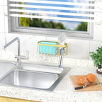 2-in-1 Sponge Holder for Kitchen Sink, Sink Caddy Kitchen Sink Organizer - Image 5