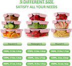HOMBERKING Glass Food Storage Containers - Image 2