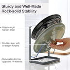 Space-Saving Carbon Steel Pot Lid Holder While Cooking, Double-Layer Kitchen - Image 2