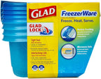 Glad GladWare FreezerWare Food Storage Containers - Image 6