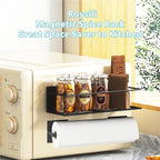 Magnetic Spice Rack For Refrigerator, Space Saving Magnetic Shelf For Fridge - Image 4