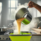 Square Collapsible Colander - Image 5