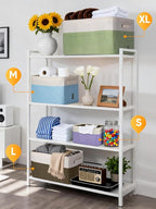BALEINE 4 Pack Fabric Closet Storage Bins - Image 4