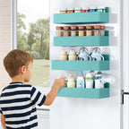 Mystozer Magnetic Spice Rack for Refrigerator, Kitchen Organizer and Storage - Image 5