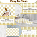 Checkered Dish Drying Mat for Kitchen, Coffee Station Mats - Image 4