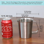 Newness Stainless Steel Measuring Cup, Metal Measuring Cup - Image 7