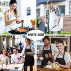 4 Packs Chef Apron, Waterproof Apron, Adjustable Aprons - Image 7