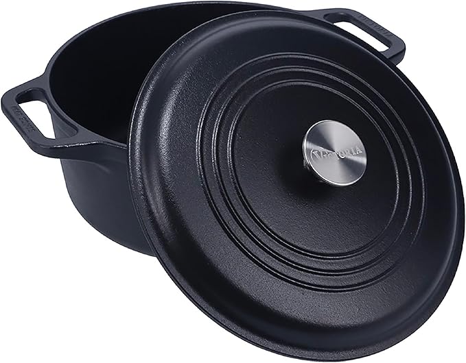 Victoria 6-Quart Cast Iron Dutch Oven by VictoriaCastIron