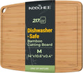 Keechee Dishwasher Safe Bamboo Cutting Board, Lightweight & Durable Wood by Keechee
