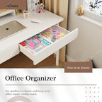 Criusia 11 PCS Clear Plastic Drawer Organizer Set - Image 6
