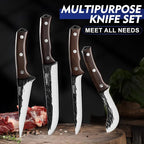 Topfeel 4PCS Hand Forged Butcher Knife Set - Image 3