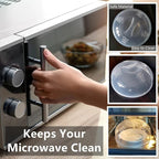 Microwave Splatter Cover for Food Large Microwave Plate Food Cover - Image 2