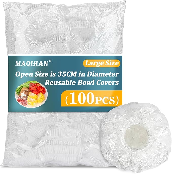 MAQIHAN 100 Bowl Covers Bread Proofing by MaqiIhanCustomOfficial
