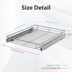 ZOINLIY Pull Out Cabinet Organizer, Versatile Slide Out Kitchen Organizers and - Image 5