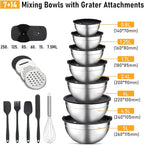 Unokit Mixing Bowls with Lids Set - Image 2