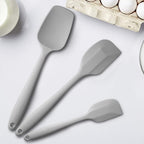 Silicone Spatula 3‑Piece Set Heat Resistant 600°F Non‑Stick Rubber Spatulas - Image 4