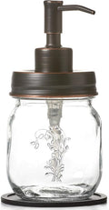 12oz Mason Jar Oil Rubbed Bronze Soap and/or Lotion Dispenser by Industrial+Rewind