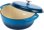 Amazon Basics Enameled Cast Iron Dutch Oven Pot - Image 3