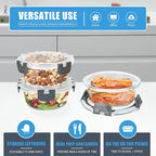 GULFLIN 12 Pack Small Glass Food Storage Containers - Image 6