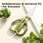Kitchen Shears Scissors Food Scissors, 8-in-1 Multifunction Japanese Stainless - Image 6