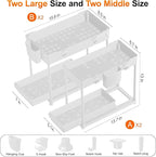 Sevenblue Under Sink Organizer, Bathroom Organizers and Storage, 2 Tier - Image 6
