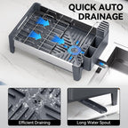 Urackify Expandable Dish Drying Rack, Stainless Steel Dish Rack - Image 4