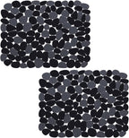 Bligli Pebble Sink Mat for Stainless Steel/Ceramic Sinks, 2 Pack PVC Sink by BliGli
