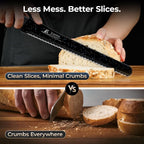 CoquusAid Upgrade Bread Knife for Homemade Bread, World‘s 1st Double Serrated - Image 3