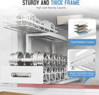 Under Sink Organizer Upgrade To Professional Rails, 2-Tier Dual Pull Out - Image 4