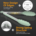 Hotec Premium Stainless Steel Locking Kitchen Tongs - Image 4
