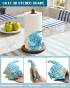 Sea Fish Paper Towel Holder, Coastal Beach Ocean Nautical Decor - Image 3