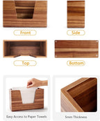 Wooden Paper Towel Holder, Napkin Holder - Image 4