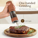 Newise Electric Salt and Pepper Grinder Set Rechargeable - Image 3