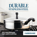 Farberware Classic Stainless Steel Fry Lid, Saute Pan - Image 5