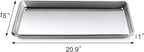 New Star Foodservice Commercial-Grade 18-Gauge Aluminum Sheet Pan/Bun Pan - Image 3