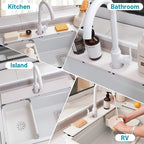 Fast Drying Stone Faucet Mat for Kitchen Sink - Image 9