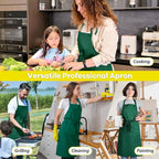 ROTANET Extra Large Apron for Men Adjustable Bib Aprons - Image 6