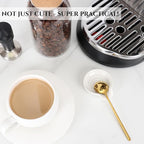Coffee Spoon Rest for Coffe Bar Accessories, Ceramic Spoon Holder for Coffee - Image 4
