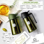 YARRAMATE 16oz/470ml Dark Green Oil Sprayer - Image 3