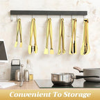 CHENGU 12 Pack Stainless Steel Tongs 6 Inches Food Serving Clip Kitchen Cooking - Image 7
