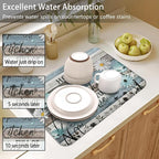 Dish Drying Mat for Kitchen Counter 2 Pack - Image 5